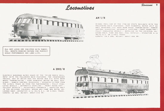 Seite 19 Rivarossi Katalog 1954