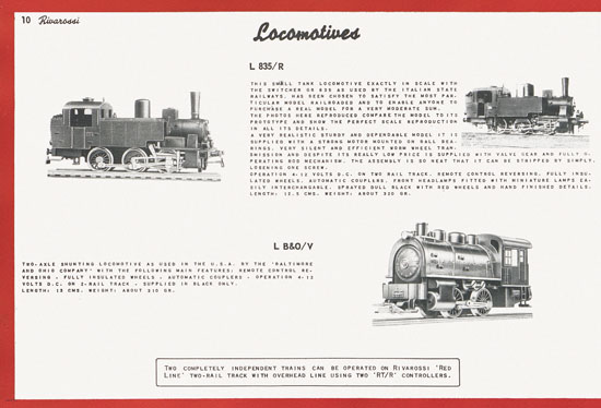 Seite 20 Rivarossi Katalog 1954