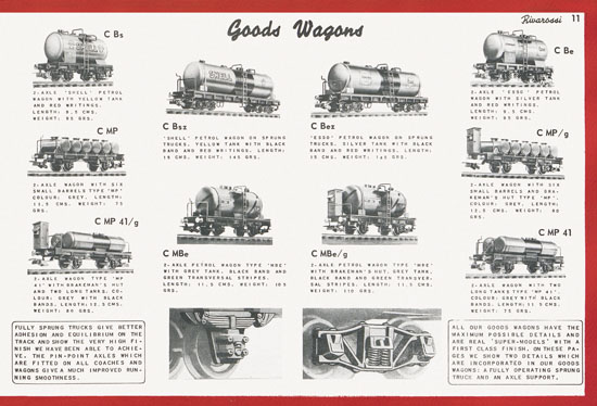 Seite 21 Rivarossi Katalog 1954