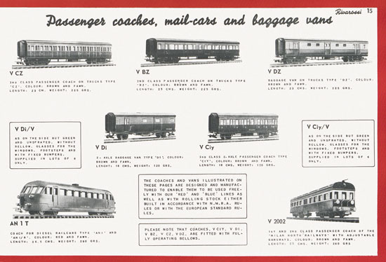 Seite 25 Rivarossi Katalog 1954