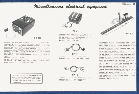 Rivarossi Katalog 1954