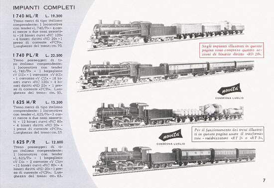 Rivarossi Katalog 1959