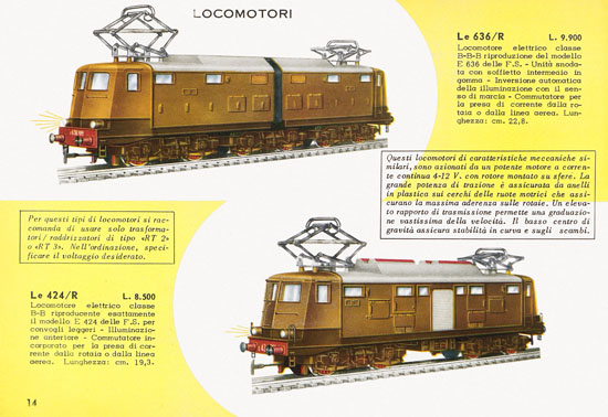 Rivarossi Katalog 1959