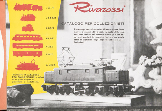 Rivarossi Katalog 1959