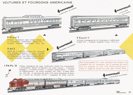 Rivarossi Katalog 1960