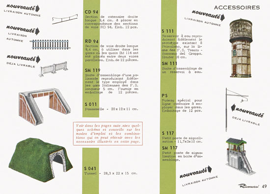 Rivarossi Katalog 1960