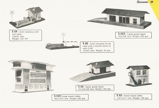 Rivarossi catalogue 1956