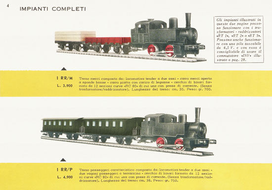 Rivarossi catalogo 1958