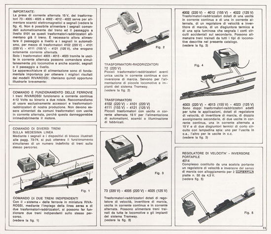 Rivarossi catalogo 1971-1972