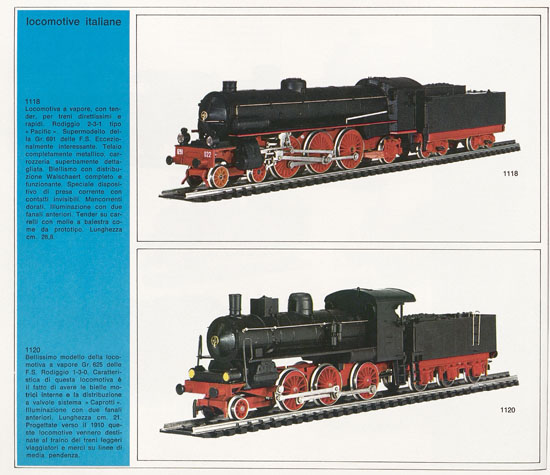 Rivarossi catalogo 1971-1972