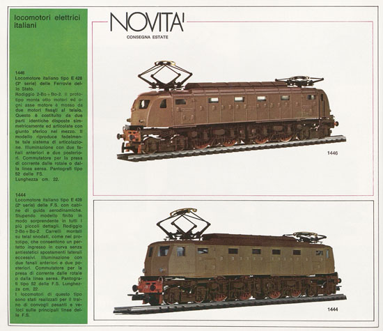 Rivarossi catalogo 1971-1972