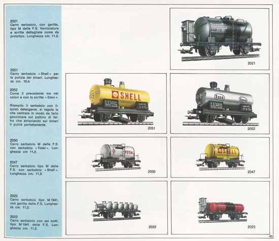 Rivarossi catalogo 1971-1972