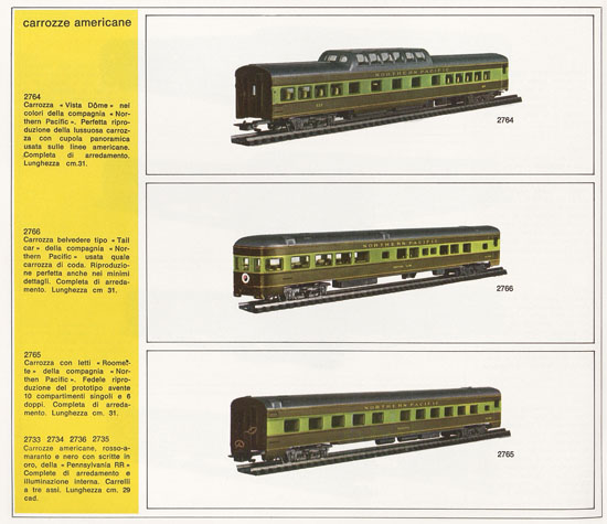 Rivarossi catalogo 1971-1972