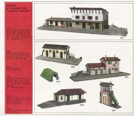 Rivarossi catalogo 1971-1972