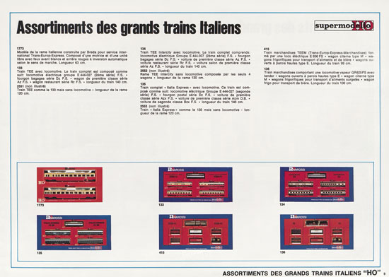 Seite 9 Rivarossi catalogue nouveautes 1975
