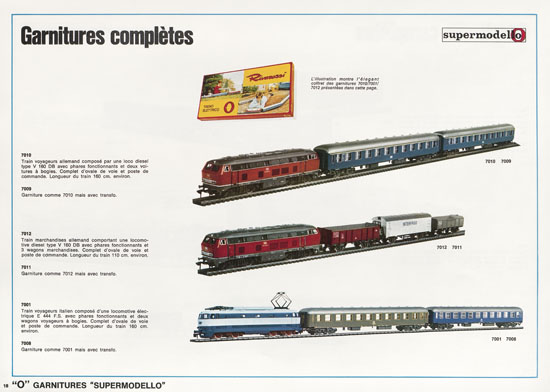 Rivarossi catalogue nouveautes 1975