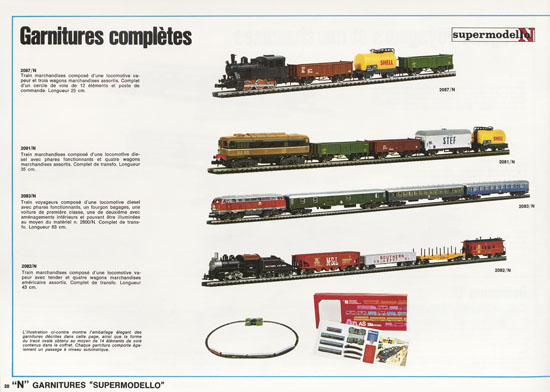 Seite 20 Rivarossi catalogue nouveautes 1975