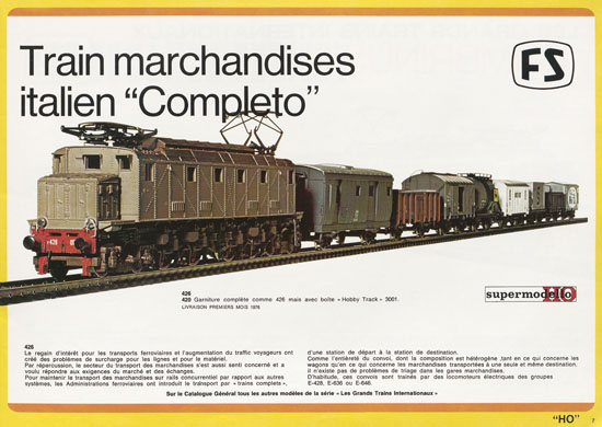 Seite 9 Rivarossi Catalogue des nouveautés et des garnitures 1976