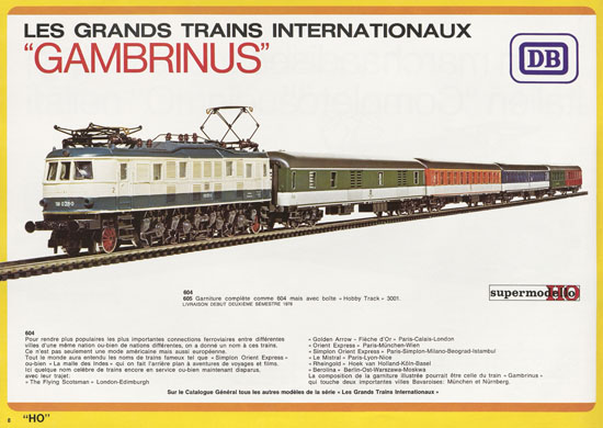 Seite 10 Rivarossi Catalogue des nouveautés et des garnitures 1976
