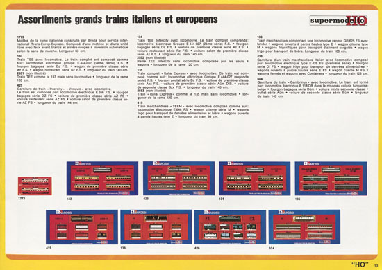 Seite 15 Rivarossi Catalogue des nouveautés et des garnitures 1976