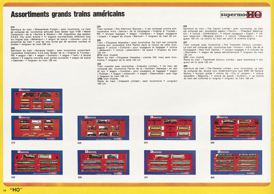 Seite 16 Rivarossi Catalogue des nouveautés et des garnitures 1976