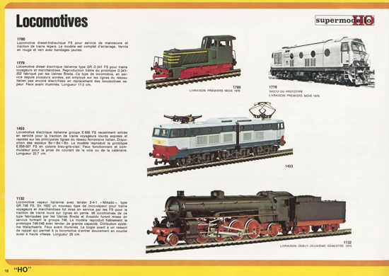 Seite 20 Rivarossi Catalogue des nouveautés et des garnitures 1976