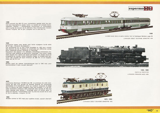Seite 21 Rivarossi Catalogue des nouveautés et des garnitures 1976