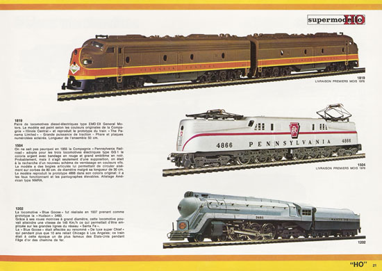 Seite 23 Rivarossi Catalogue des nouveautés et des garnitures 1976