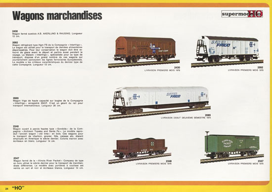 Seite 26 Rivarossi Catalogue des nouveautés et des garnitures 1976