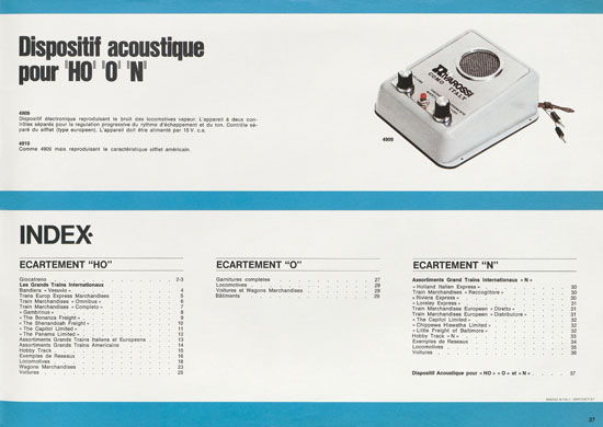Seite 39 Rivarossi Catalogue des nouveautés et des garnitures 1976