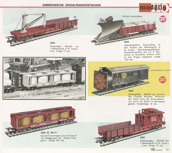 Rivarossi Katalog 1964-1965