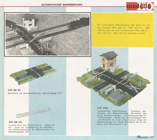 Rivarossi Katalog 1964-1965