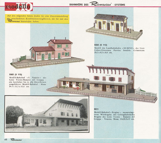 Rivarossi Katalog 1964-1965