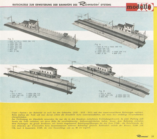 Rivarossi Katalog 1964-1965