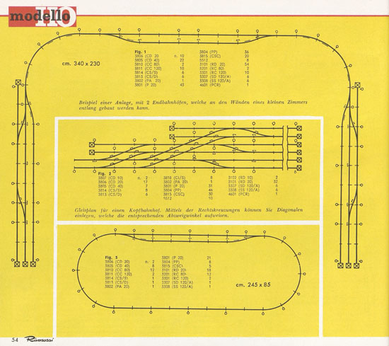 Rivarossi Katalog 1964-1965