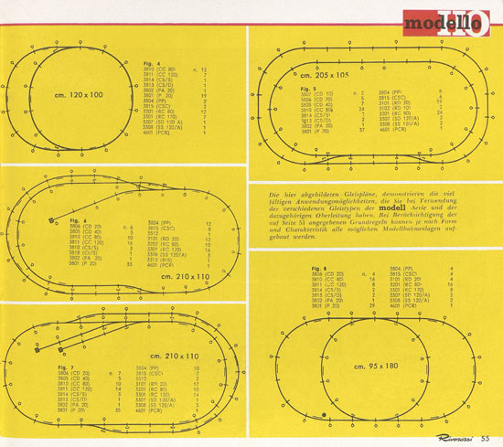 Rivarossi Katalog 1964-1965