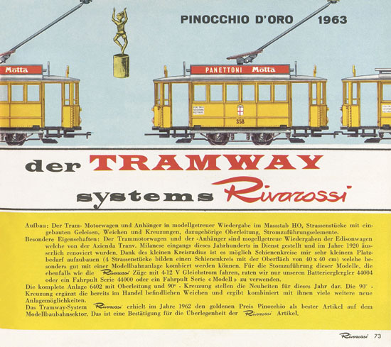 Rivarossi Katalog 1964-1965