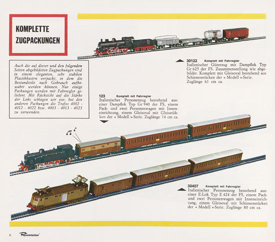 Rivarossi Katalog 1967-1968