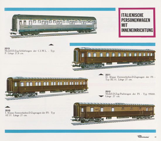 Rivarossi Katalog 1967-1968