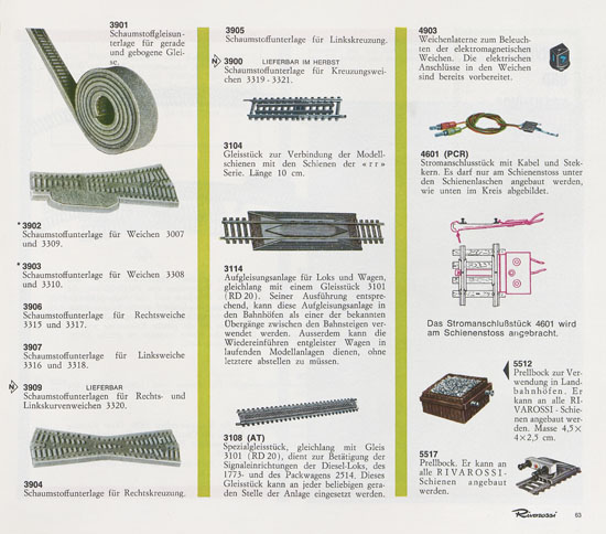 Rivarossi Katalog 1967-1968