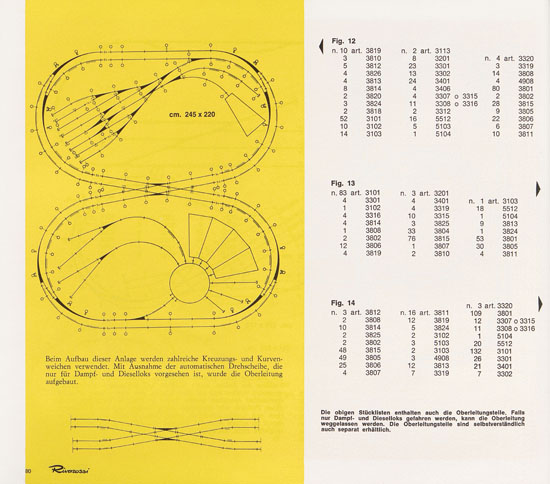 Rivarossi Katalog 1967-1968