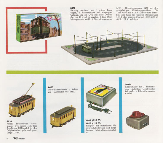 Rivarossi Katalog 1967-1968