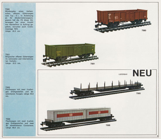 Rivarossi Katalog 1971-1972