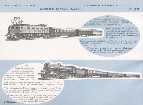 Rivarossi Neuheiten 1962