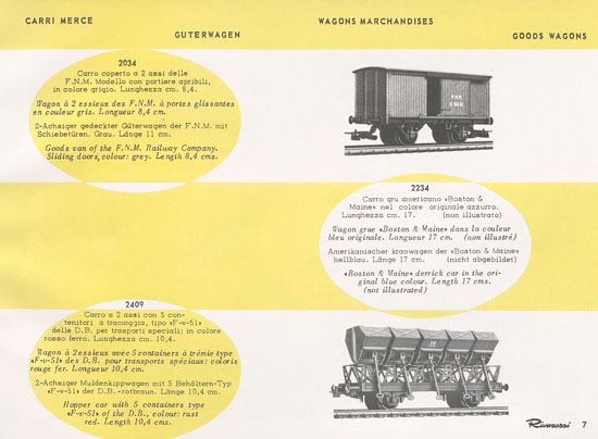 Rivarossi Neuheiten 1962