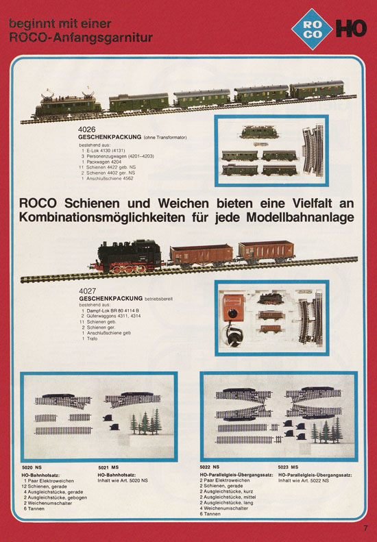 Roco International Katalog 1979