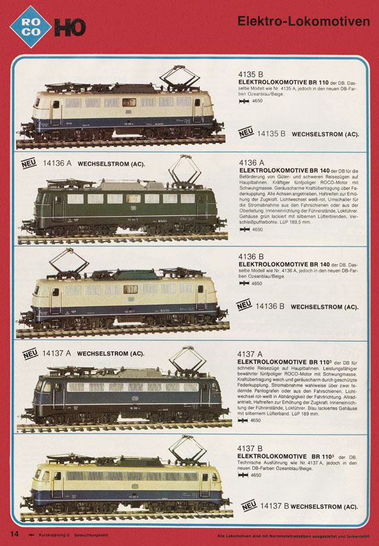 Roco International Katalog 1979