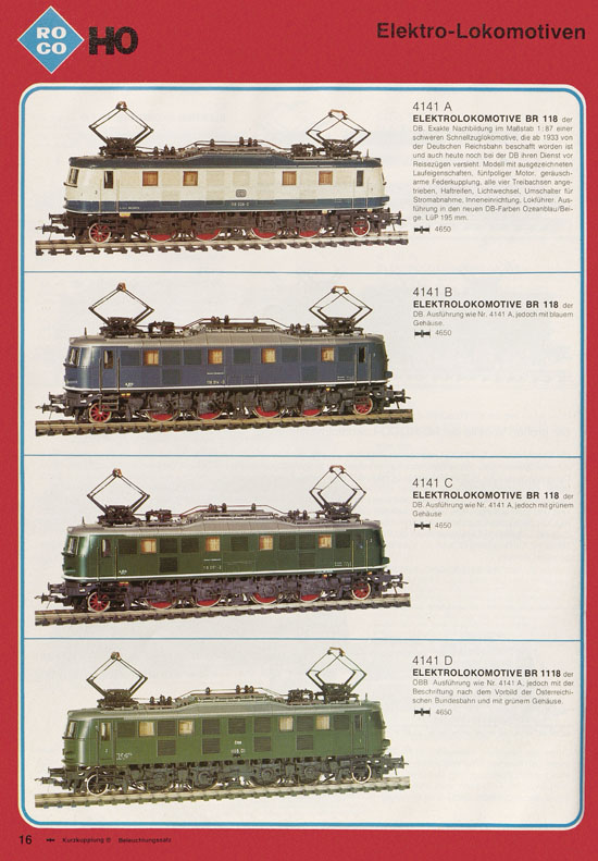 Roco International Katalog 1979