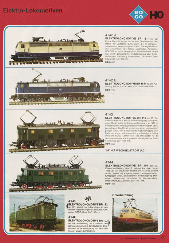 Roco International Katalog 1979