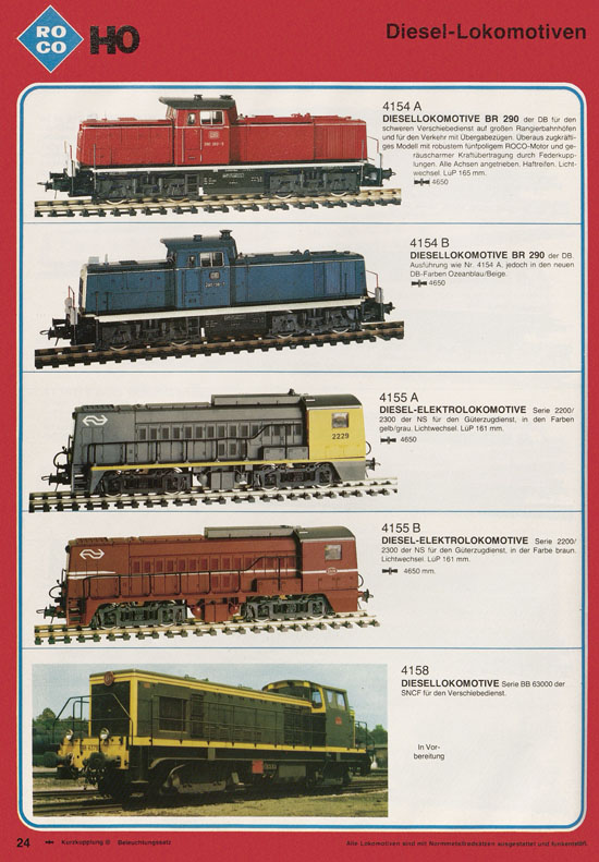 Roco International Katalog 1979